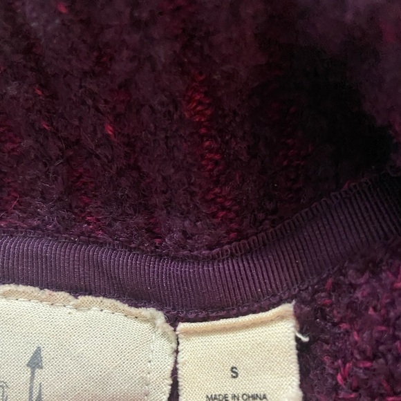 Anthropologie Angel Of The North Wool Boucle Knit Cowl Neck Tunic Sweater - Picture 8 of 10